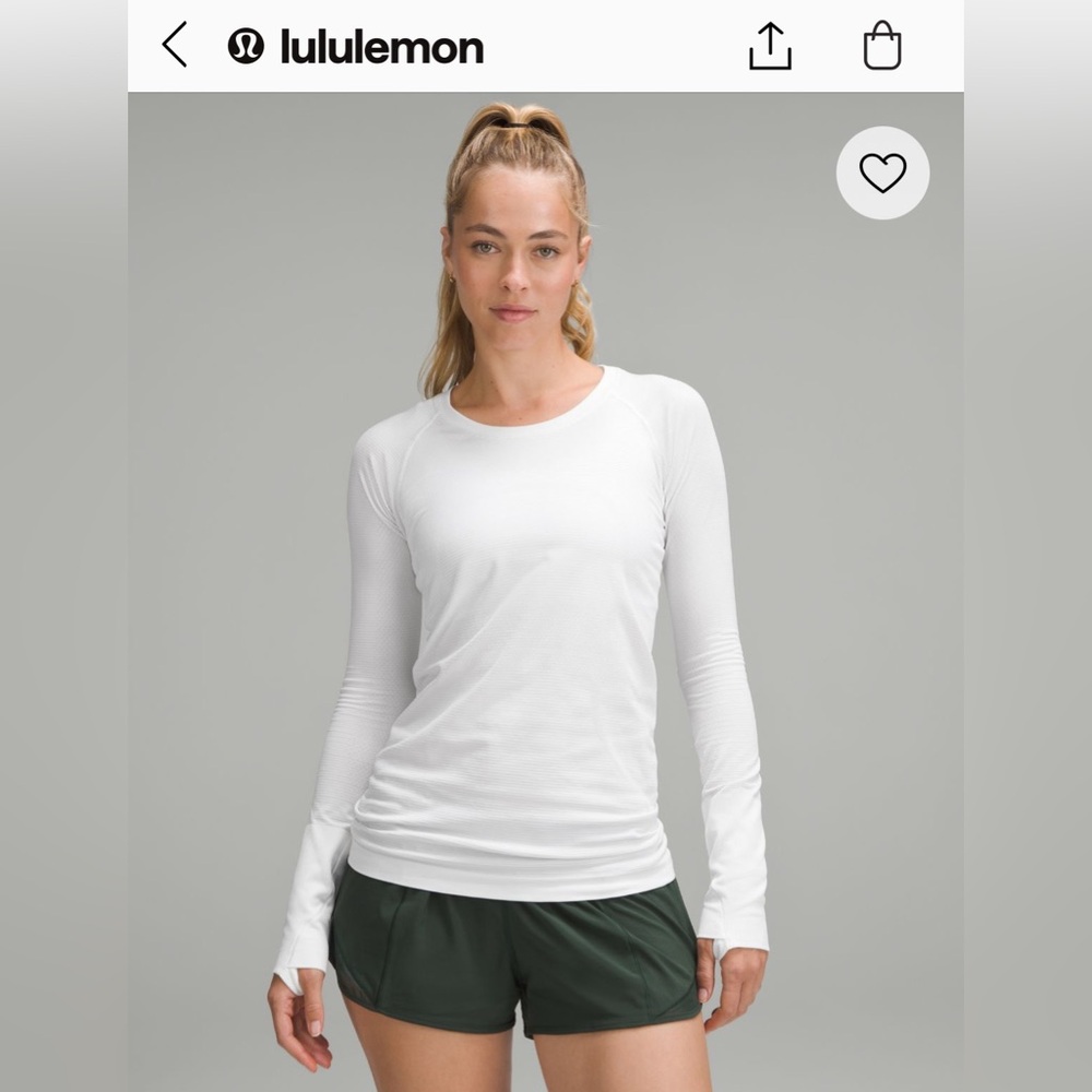 yellow lululemon swiftly